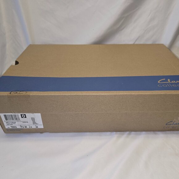 Clarks Emily 2 Dream Black Leather Knee High Boots, Women's Size 7.5M, NIB - Picture 7 of 8